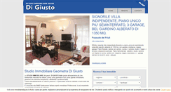 Desktop Screenshot of immobiliaredigiusto.it