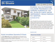 Tablet Screenshot of immobiliaredigiusto.it